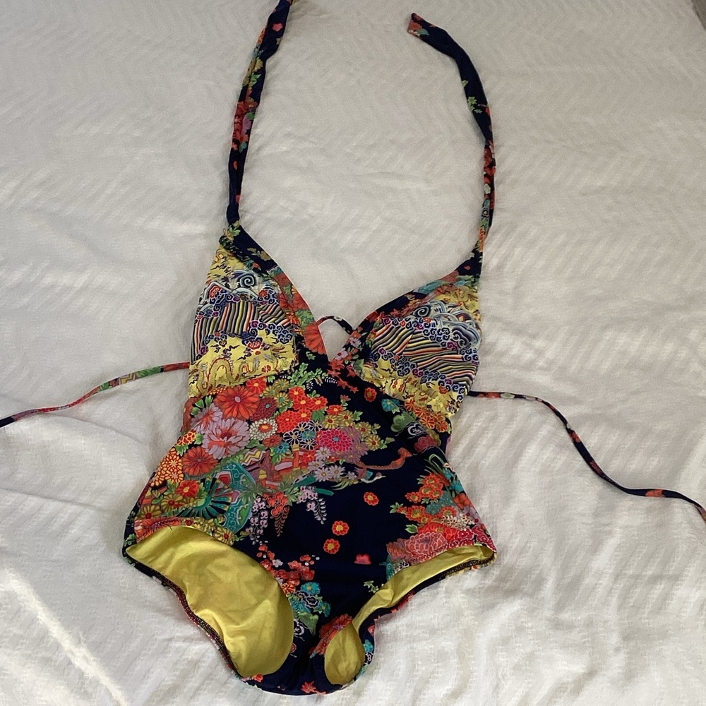 Nanette Lepore Multicolor Floral Swimsuit